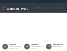 Tablet Screenshot of continentalpress.ca